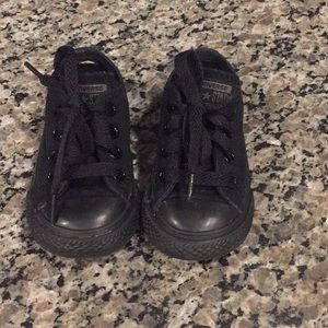 All black chuck Taylor’s